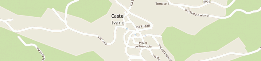 Mappa della impresa studio di architettura tomaselli a STRIGNO