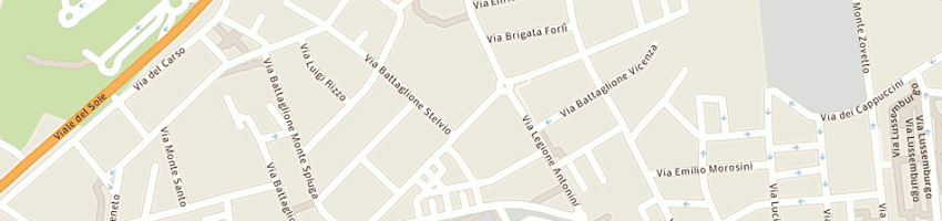 Mappa della impresa vicentini emanuele a VICENZA
