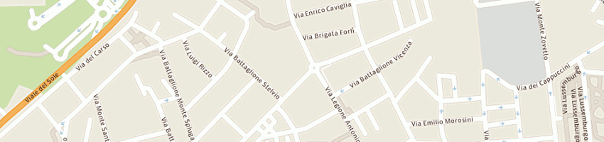 Mappa della impresa porcellato angelo a VICENZA