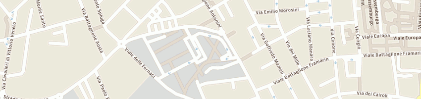Mappa della impresa busato cav mario di livio e dino busato lavorazione ferri battuti snc a VICENZA