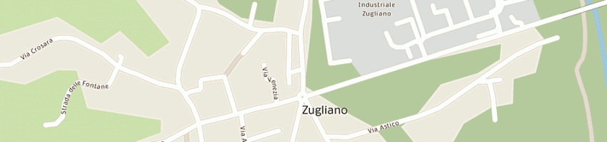 Mappa della impresa ditta termoidraulica i quattro mori di piredda paolino a ZUGLIANO