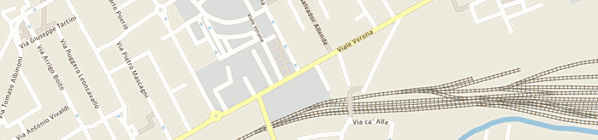 Mappa della impresa venerio argento srl a VICENZA
