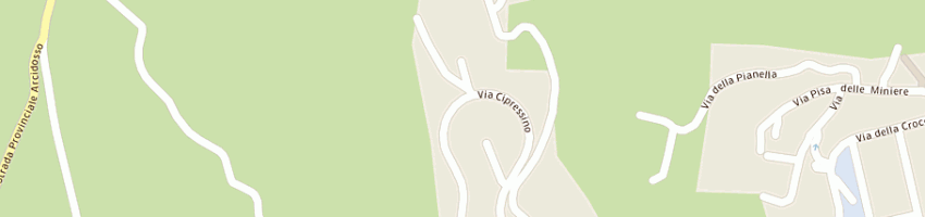 Mappa della impresa amiata auto srl a CASTEL DEL PIANO