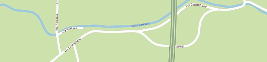 Mappa della impresa agriturismo le clementine a BADIA POLESINE