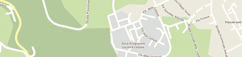 Mappa della impresa seravalle massimo a CASTEL DEL PIANO