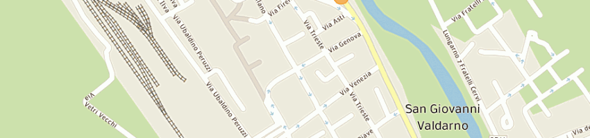 Mappa della impresa valentini zanobini studio medico associato a SAN GIOVANNI VALDARNO