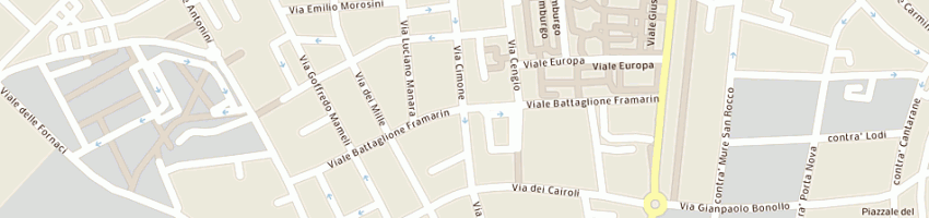 Mappa della impresa studio ingegneria grazioli ed associati a VICENZA
