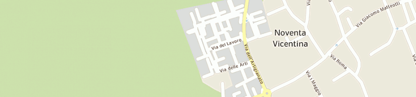 Mappa della impresa calzaturificio stella a NOVENTA VICENTINA