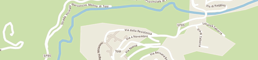 Mappa della impresa ristorante la porcinaia a REGGELLO