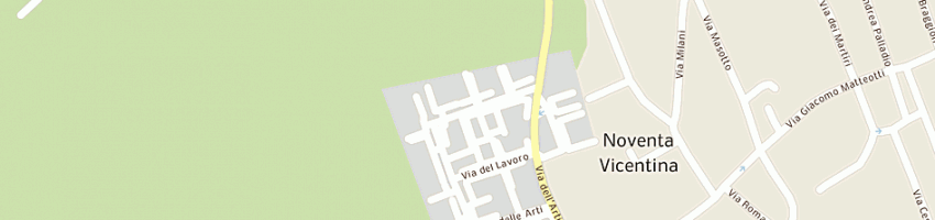 Mappa della impresa la comm srl a NOVENTA VICENTINA