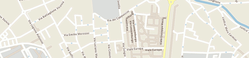 Mappa della impresa datagest (sas) a VICENZA