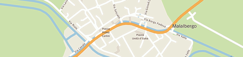 Mappa della impresa bianchini angelo a MALALBERGO