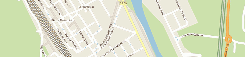 Mappa della impresa centro d'ascolto per cittadini stranieri a SAN GIOVANNI VALDARNO