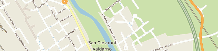 Mappa della impresa las vegas gestione srl a SAN GIOVANNI VALDARNO