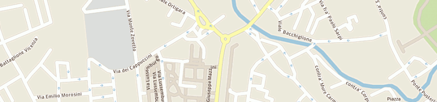 Mappa della impresa studio zb srl a VICENZA