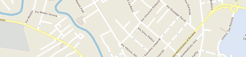 Mappa della impresa centralsped sas di bacicalupi giuseppe e c a VICENZA
