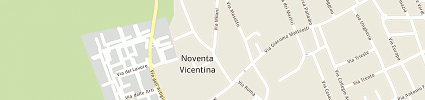 Mappa della impresa mampreso giovanni a NOVENTA VICENTINA