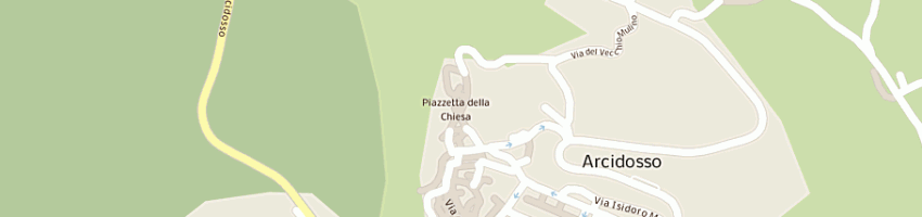 Mappa della impresa termoidrogas di siena francesco a ARCIDOSSO