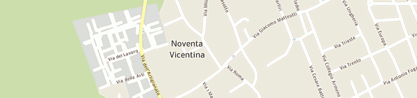 Mappa della impresa mercanti tiziano a NOVENTA VICENTINA