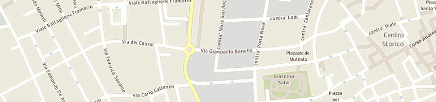 Mappa della impresa zef a VICENZA