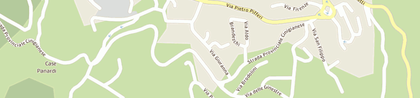 Mappa della impresa polizia a ARCIDOSSO