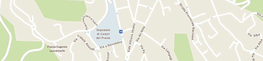 Mappa della impresa abitare 2000 studio tecnico associato a CASTEL DEL PIANO