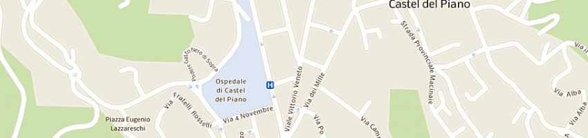 Mappa della impresa studio legale marengo avv mario a CASTEL DEL PIANO