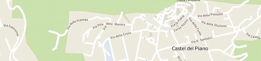 Mappa della impresa studio associato tecnico geomniccologi de geompii r a CASTEL DEL PIANO