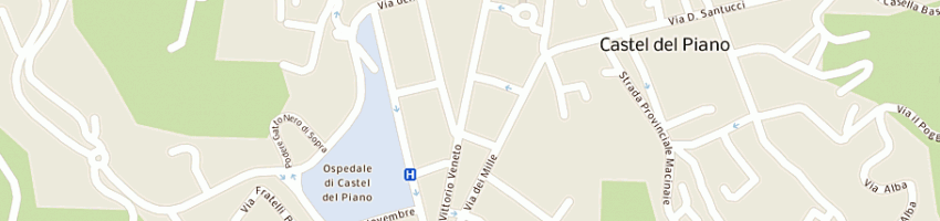 Mappa della impresa i primi viaggi con il terzo snc di bianchini stefano e c a CASTEL DEL PIANO