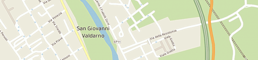 Mappa della impresa demelas gavino alta moda pelle a SAN GIOVANNI VALDARNO