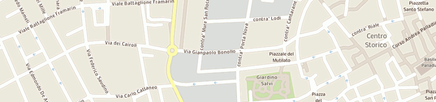 Mappa della impresa regione del veneto a VICENZA