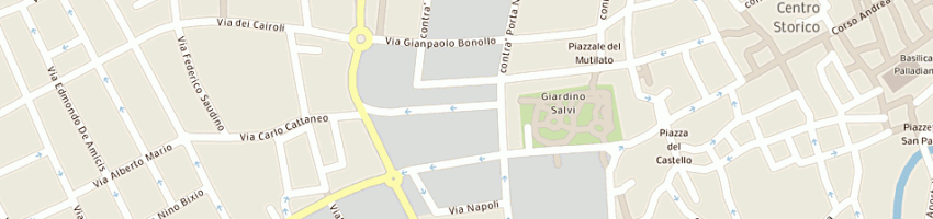 Mappa della impresa associazione culturale panta rhei a VICENZA