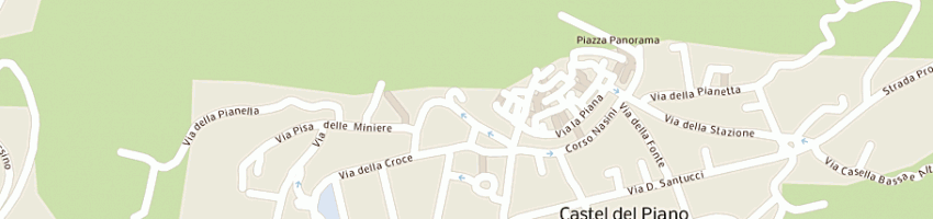 Mappa della impresa ass cult sportiva dilettantistica il triangolo del benessere a CASTEL DEL PIANO