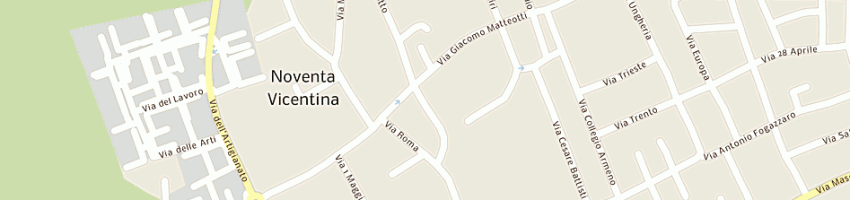 Mappa della impresa fz (sas) a NOVENTA VICENTINA