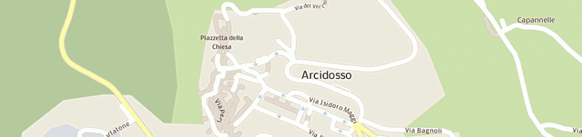 Mappa della impresa unione amiatina cooperative di consumo soc coop a rl a ARCIDOSSO