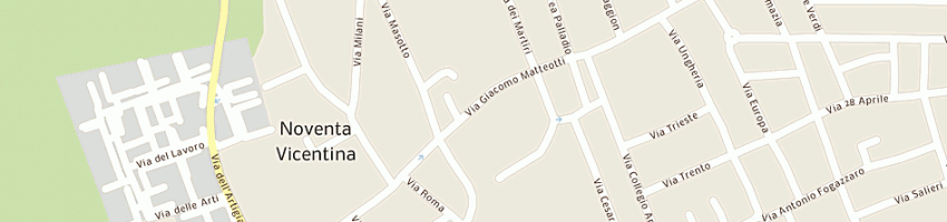 Mappa della impresa studioservice di fabio ferla e c (sas) a NOVENTA VICENTINA