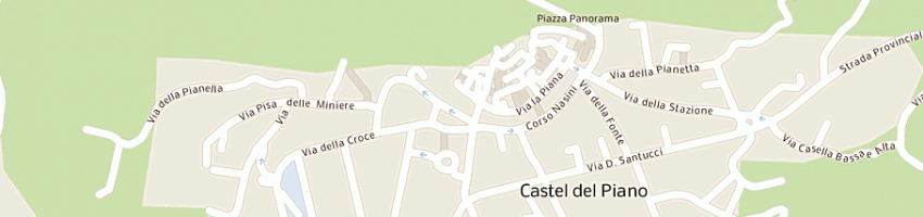 Mappa della impresa ascomservizi grosseto srl a CASTEL DEL PIANO