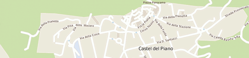 Mappa della impresa libreria ginanneschi stefano a CASTEL DEL PIANO