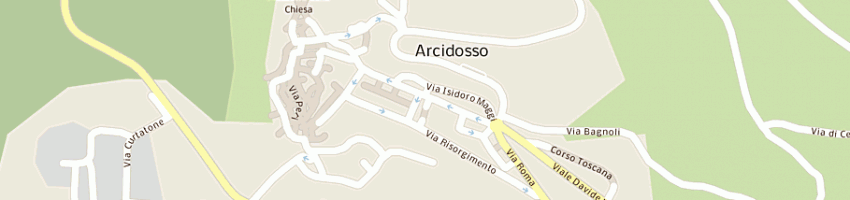 Mappa della impresa nenci daniele a ARCIDOSSO