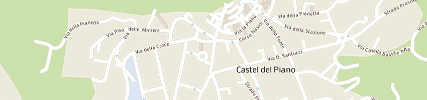 Mappa della impresa gabellieri lombardo laurenti snc a CASTEL DEL PIANO
