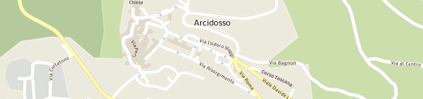 Mappa della impresa bar concerto a ARCIDOSSO