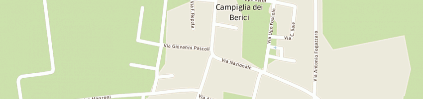 Mappa della impresa c and p di padovan carlo e c sas a CAMPIGLIA DEI BERICI
