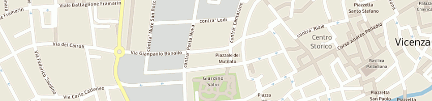 Mappa della impresa data consult sas di sergio ranzato e c a VICENZA