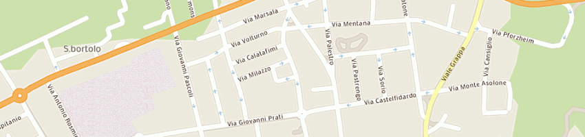 Mappa della impresa costa pietro a VICENZA