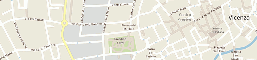 Mappa della impresa cortesi e forti sas di ciardullo riccardo e c a VICENZA