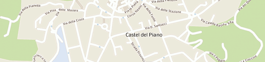 Mappa della impresa violini piero a CASTEL DEL PIANO