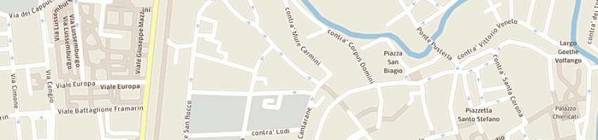 Mappa della impresa a treu snc di treu marina e anna a VICENZA