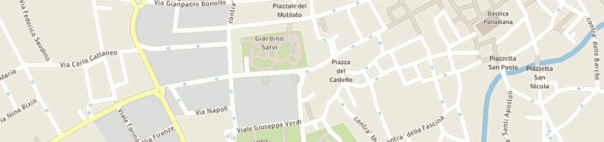 Mappa della impresa CENTRO INCASTONATURA VICENZA DI PITTONI ALBERTO e ALESSANDRO SNC