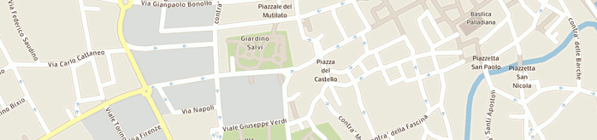 Mappa della impresa bruschi srl a VICENZA