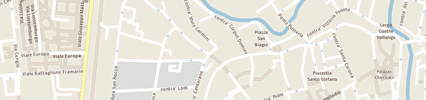 Mappa della impresa autonoleggio garage q lorenzo a VICENZA